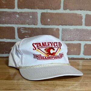 Calgary Flames 1989 Stanley Cup Champions White snap back